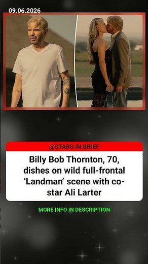 Billy Bob Thornton, 70, dishes on wild full-frontal ‘Landman’ scene w #Celebrity #Hollywood #Shorts