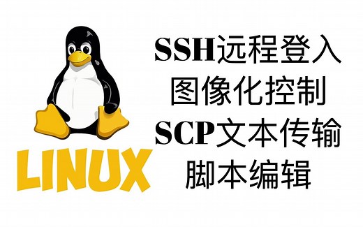 ssh远程登入, 图像化远程控制, 文本传输和脚本编辑【Linux操作系统教程4】