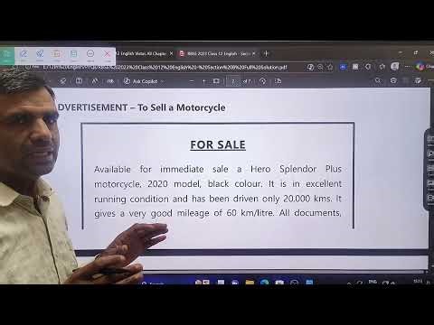 Advertisement Writing Class 12 English RBSE | Full Marks Trick & Format 2026