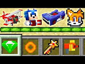 MODO SONIC NO MINECRAFT !