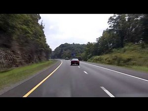 Interstate 64 East: White Sulphur Springs into Virginia