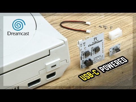 The Dream of USB-C Powered Dreamcast is HERE! (CleanPower by RetroSix)