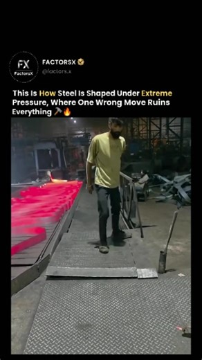 FactorsX | Steel moves like liquid when it’s pushed past 1,200°C, and once it’s out of the furnace, every second counts. 🔥🏭 This is one of the... | Instagram