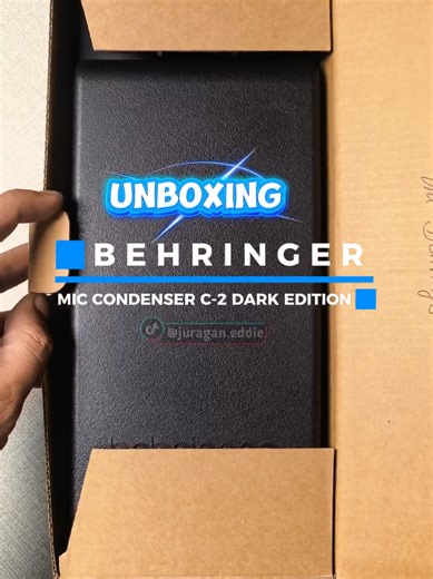 Unboxing the Behringer C-2 Dark Edition Microphone