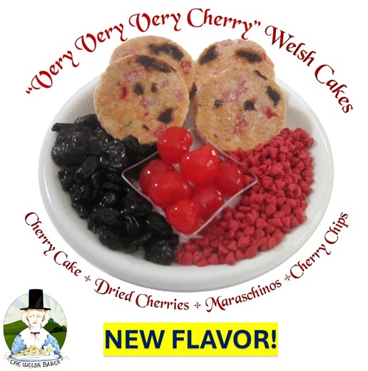 51 reactions | It's Cherry Week at Welsh Baker Welsh Cakes! 15% off...