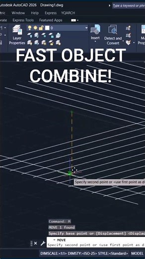 Combine Objects FAST in AutoCAD with This Secret Command!