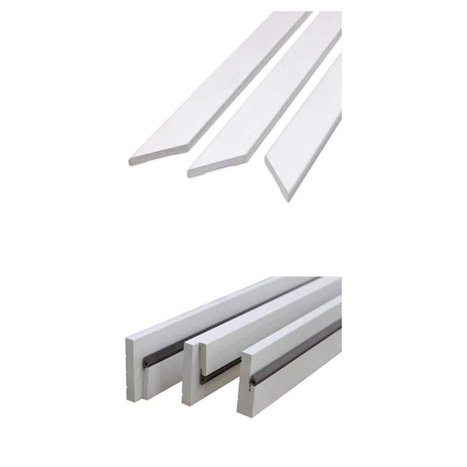 Edge LWM452 White Prefinished Door Casing Set with Exterior Door Jamb Kit Bundle - The Home Depot