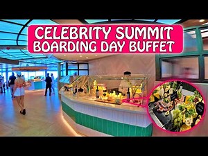 Celebrity Summit 2023 buffet food tour