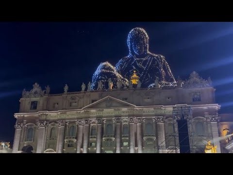 The Most Amazing Drone Display At The Vatican