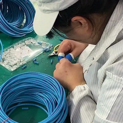 ethernet patch cable production process