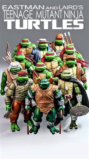 MRLEE on Instagram: "“All variants TMNT from Mirage comic ver by @necaofficial “ . . #tmnt#teenagemutantninjaturtles#necatmnt#miragecomics#raphael#leonardo#donatello#michelangelo"