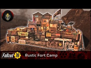 FALLOUT 76 | Rustic Fort Camp. (New Pitt Items)!