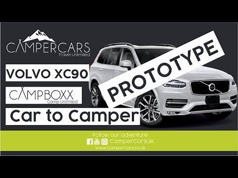 PROTOTYPE V1.0 - Volvo XC90 CamperCar System - Car Camping in Volvo XC90