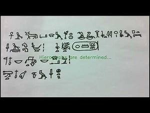 Hieroglyph Translator Demo