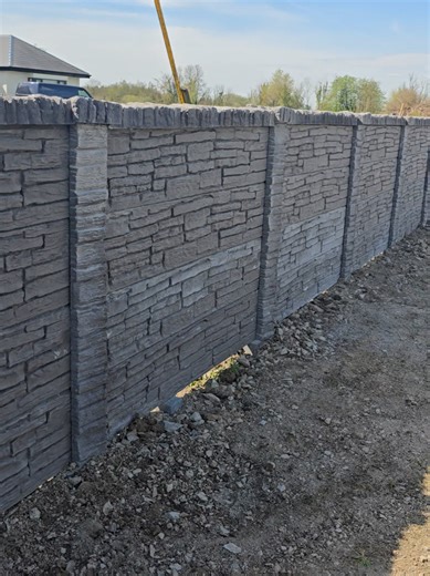 Stonecrete Fencing Installation in Newport, Co. Tipperary