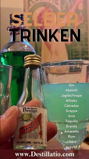 Selber machen: Absinth, Brandy, Gin, Whisky, Calvados, Rum, Schnaps, u.v.m. mit www Destillatio com