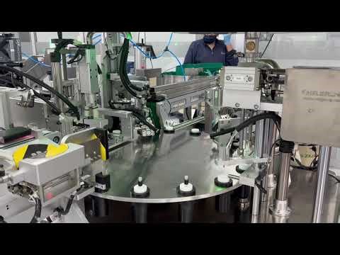 Automatic lip gloss filling capping labeling weighing prroduction line