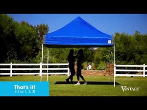 E-Z UP® Vantage™ canopy tent - How to Set Up