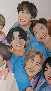 Drawing all bts members #BTS #btsupdatechallenge #btsarmy #btsart #btsarmychallenge #BTSChallenge #BTSGroup #artist #art #artwork #artistsoninstagram | Dray Art King
