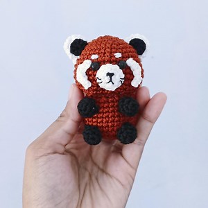 Rusty the Red Panda Crochet Pattern - Amigurumi Bun-shaped Red Panda DIY Pattern, Red Panda Crochet, Red Panda Amigurumi, Red Panda Pattern - Etsy Canada
