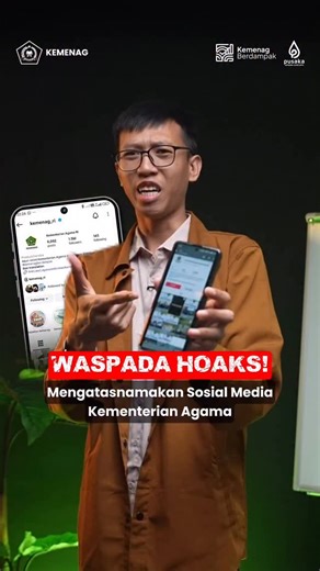 Instansi pemerintah itu kerja, bukan flexing 💸 Kalau ada akun ngaku-ngaku Kemenag tapi pamer gepokan uang, fix patut curiga. Biar nggak kejebak hoaks, cek dulu: 🧠 Kontennya masuk akal, bukan editan kasar suara robot 🔗 Link resmi cuma .go.id / aplikasi Pusaka 🚫 Nggak pernah minta transfer atau data via DM Yuk ingetin keluarga, biar grup WA tetap sehat 🙌 #StopHoax #SaringSebelumSharing #LiterasiDigital #KemenagRI | Kementerian Agama Provinsi Aceh
