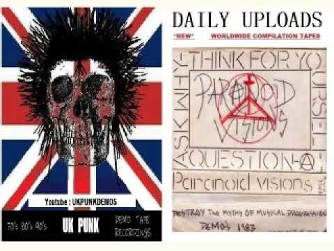 PARANOID VISIONS - Destroy The Myths Of Musical Progression 1983 Demos - UK Punk Demos