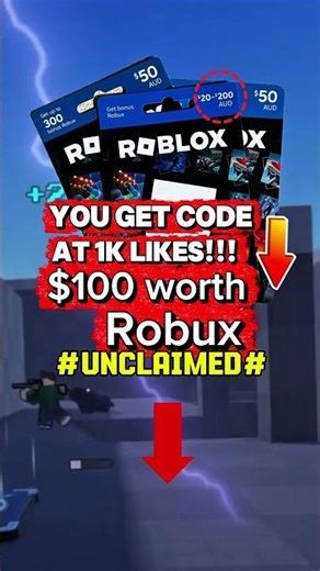 $100 ROBUX GIVEAWAY. Code Reveals At 1K Likes!