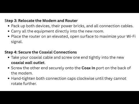 How to Move Spectrum Router to Another Room – Ethernet, Coax & MoCA Options
