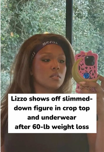 Lizzo Flaunts 60-Pound Weight Loss in Stylish Crop Top