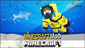 Minecraft Mod: Peixes Incriveis !! ( Peixe Creeper, Tubarão) -Fantastic Fish Mod
