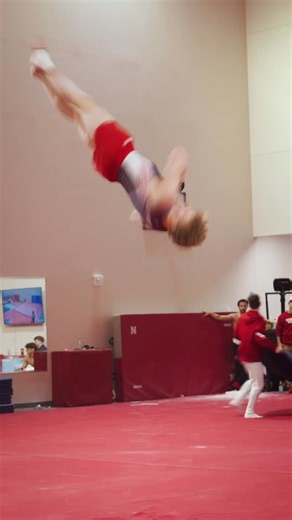 Nebraska Men's Gymnastics on Instagram: "@lukejames.rsa doin’ his thing. 🤸 #GBR"
