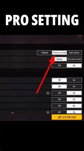 FREE FIRE BEST PRO SETTING REVEAL ? #freefire #prosettings #shorts