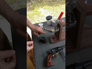 My Black powder cap and ball loading stand