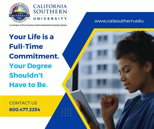 Online programs at #CalSouthern allow you the flexibility to learn and study when it’s convenient for you within the term dates. And monthly course starts enable you to take courses at your own pace. To learn more, visit calsouthern.edu. #OnlineLearning #HigherEducation #DistanceEducation #OnlineCourses | California Southern University | Facebook
