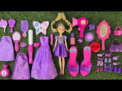 Disney Princess MATTEL Doll Unboxing Elsa, Anna, Rapunzel, Belle, Ariel | Satisfying ASMR Toy Reveal
