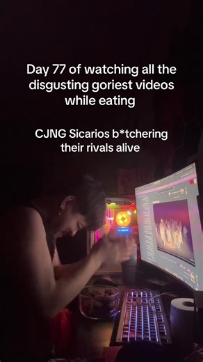 Day 77: Gruesome Videos While Eating