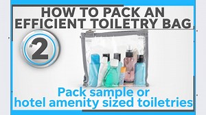 Get Organized - How to pack a toiletry bag