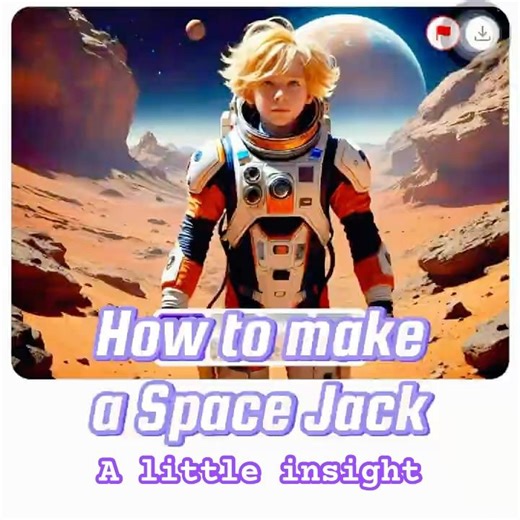 How to make a Space Jack #shorts #capcut #fantasy #space