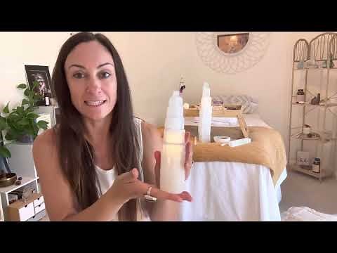 How to cleanse your crystals using a selenite tower✨ with ‪@tehla-jane‬