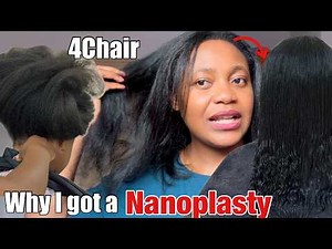 Why I got a NANOPLASTY on my 4C natural hair #nanoplastiatreatment #nanoplastyon4chair