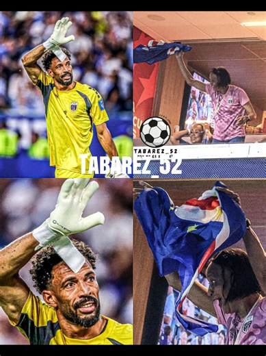 VOSINHA F3STEJANDO CON EL SER MAS PRECIADO QUE ES SU MAMÁ ¡UFFFFF, TREMENDA POSTAL! Justo después de sumar el segundo punto en la historia de Cabo Verde en las Copas del Mundo. Vozinha volteó directamente a la tribuna y empezó a sonreír levantando los brazos celebrando con una persona especial. Esa persona especial, es su querida madre, quien no dejaba de celebrar con la bandera de Cabo Verde. En el anterior partido Vozinha no pudo celebrar con su madre. La señora Ana Cândida Évora tuvo que ver 