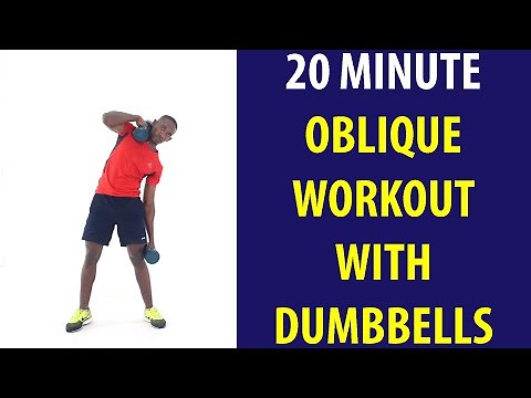 20 Minute Oblique Workout with Dumbbells | Standing Oblique Workout with Weights