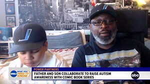 Father and son raise autism awareness with comic books