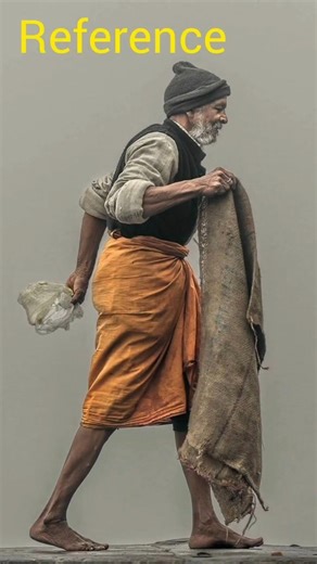 free hand Anatomy drawing of old man #drawing #pencilportrsit #shortvideo #gesturedrawing #like