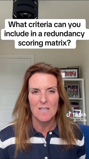 Criteria for Building a Redundancy Scoring Matrix