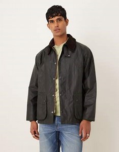 Barbour Bedale waxed jacket in sage | ASOS