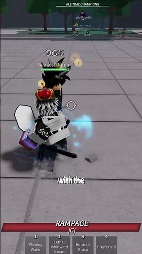 How to do a flowing water + hunter's grasp tech.