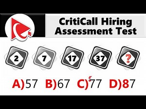 How to Pass Emergency Call Dispatcher (CritiCall) Hiring Assessment Test: Questions and Answers