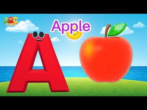 Learn ABC Phonics Song with A is for Apple | ABC Alphabet Song | Kids Learning & Nursery Rhymes