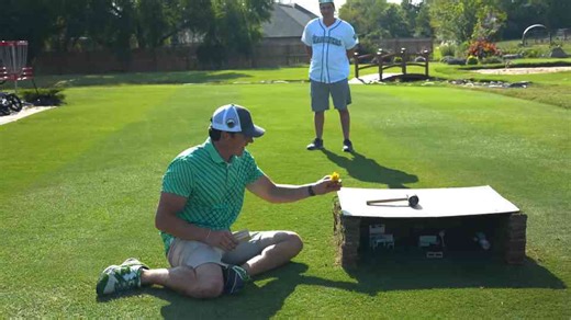This grass block house faces a hail storm and the results are wild